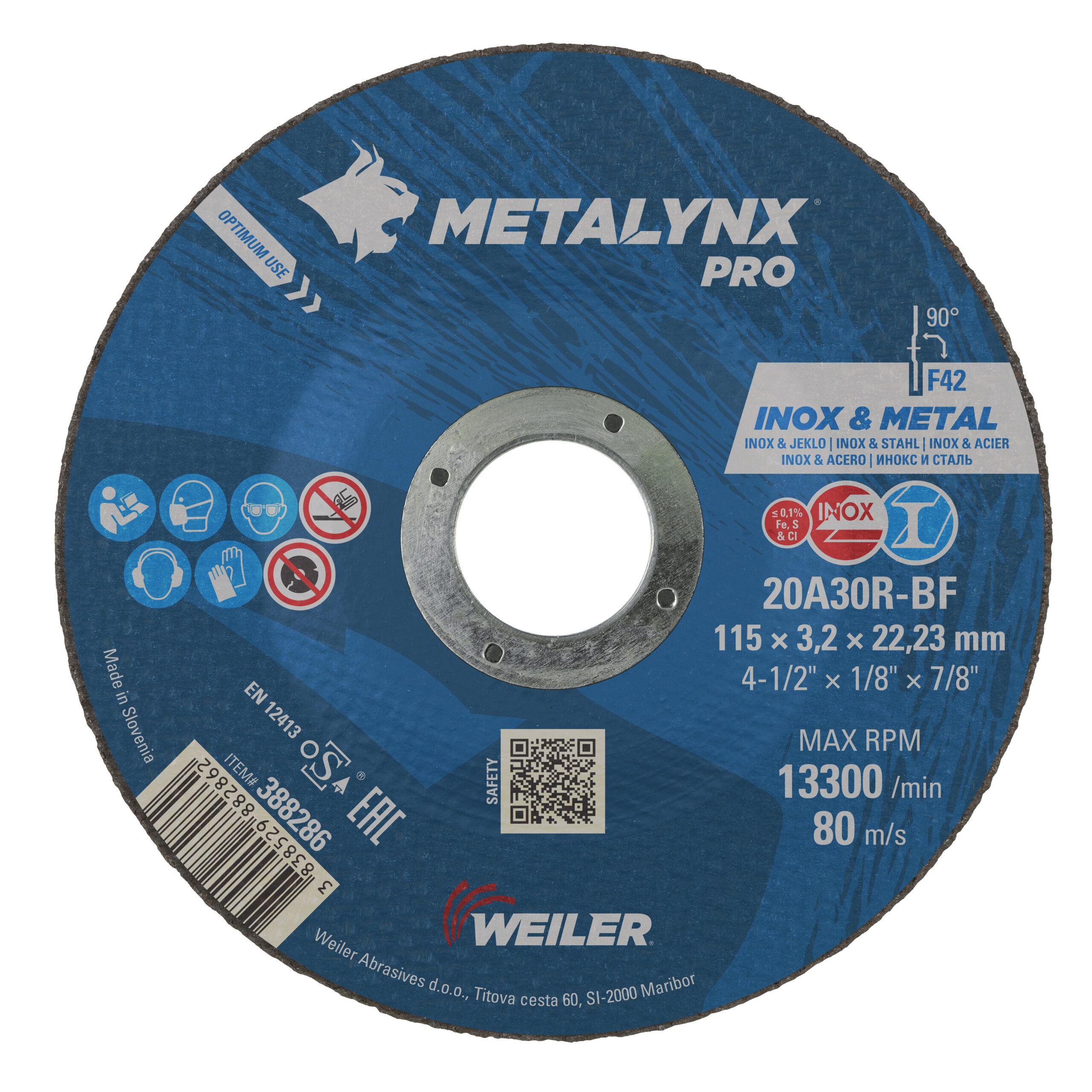 Metalynx Pro - Inox Cutting Discs