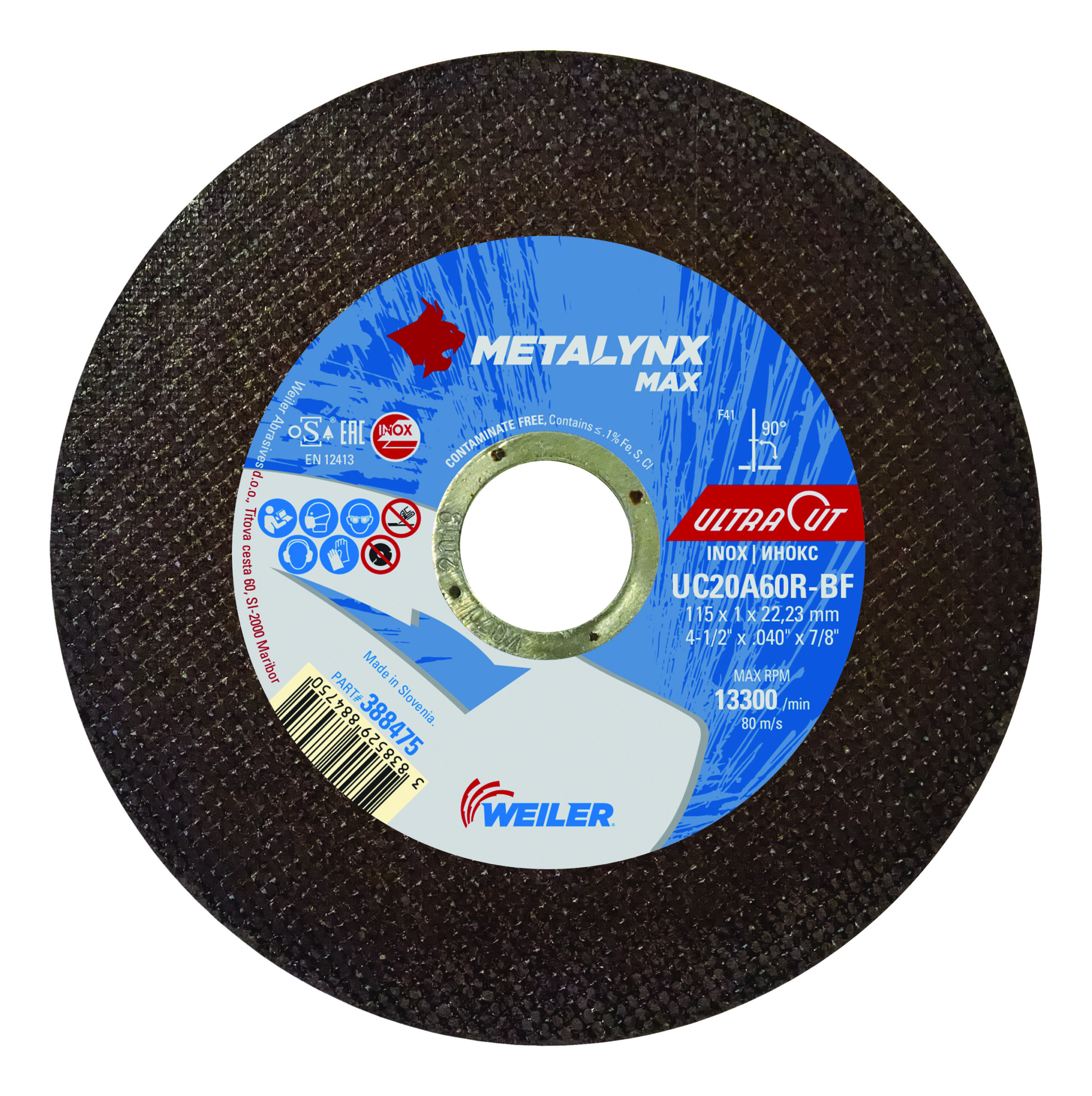 Metalynx Max - Ultracut Thin Cutting Disc