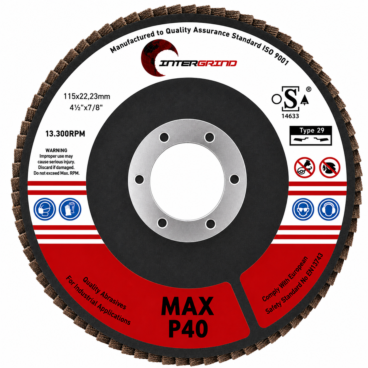 Intergrind Max – Zirconium Flap Disc