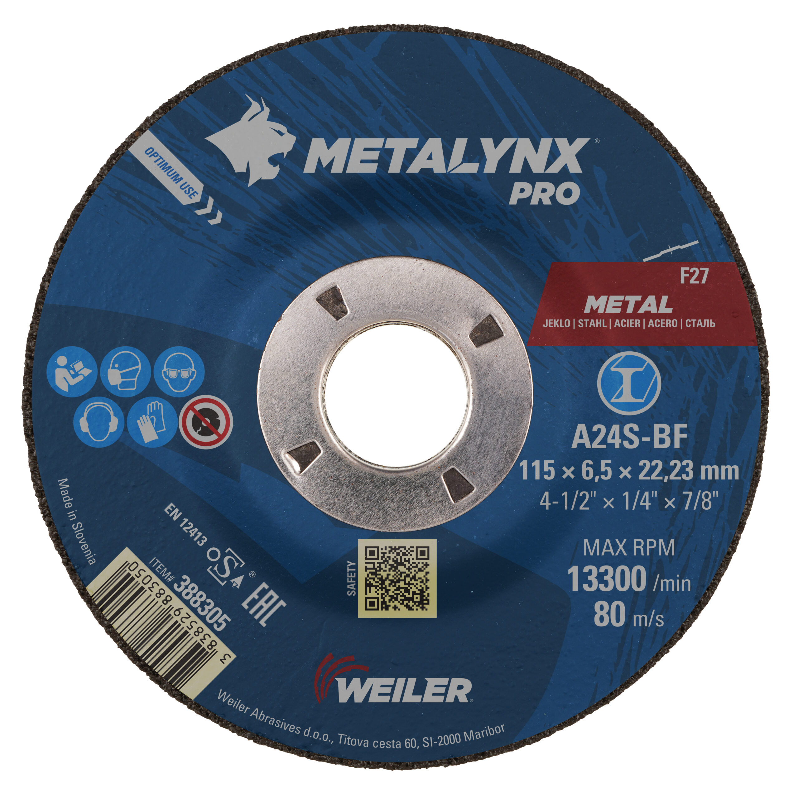 METALYNX PRO - METAL GRINDING DISCS