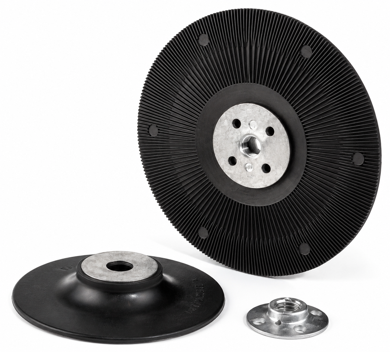 Rosver - Hard Ribbed Fibre Disc Backing Pad