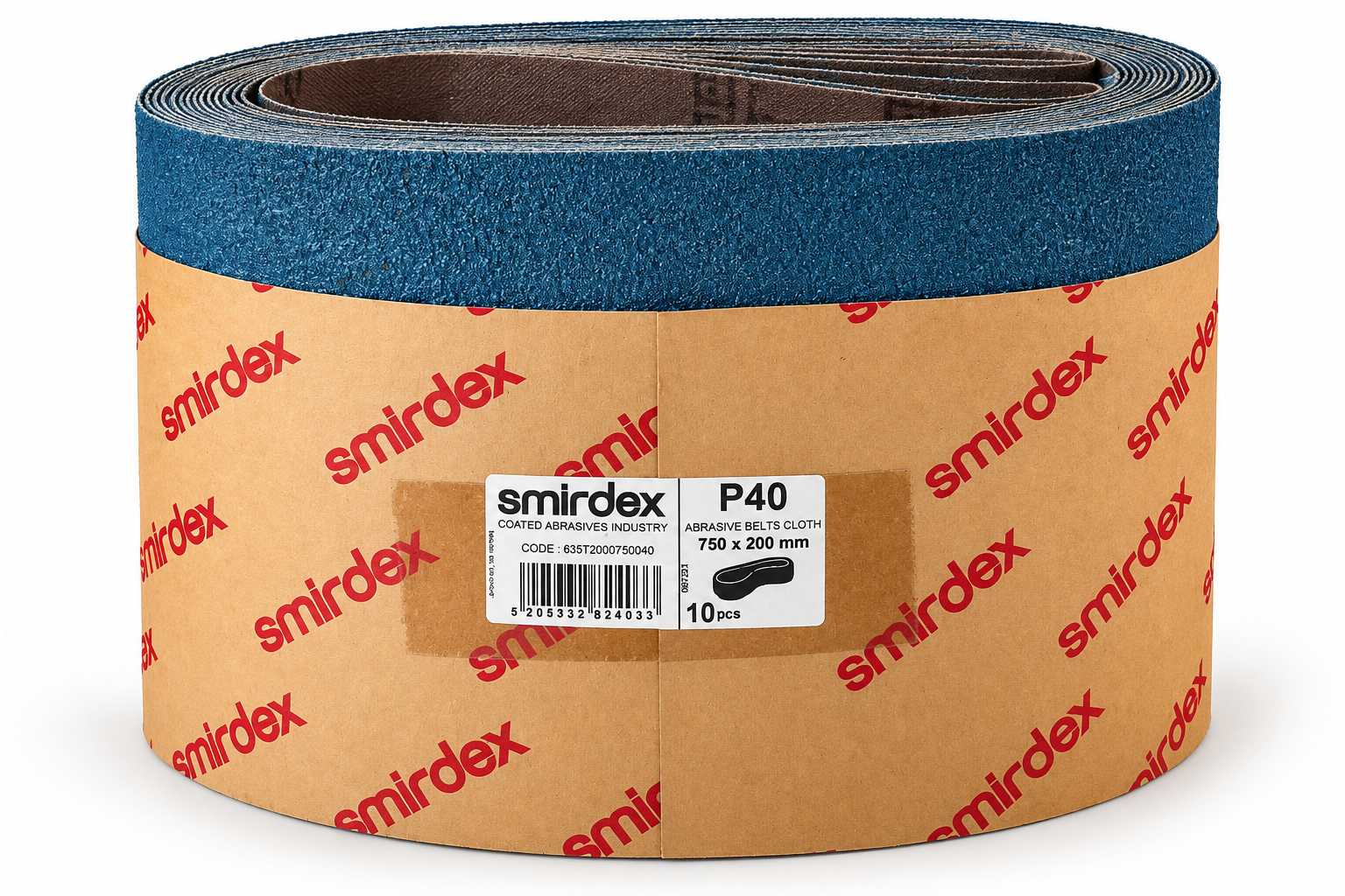 Smirdex 635 Zirconium Floor Sanding Belts – 200 × 750 mm