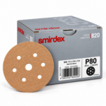 Smirdex - 820 Yellow Line Hook & Loop Discs – 7 Holes